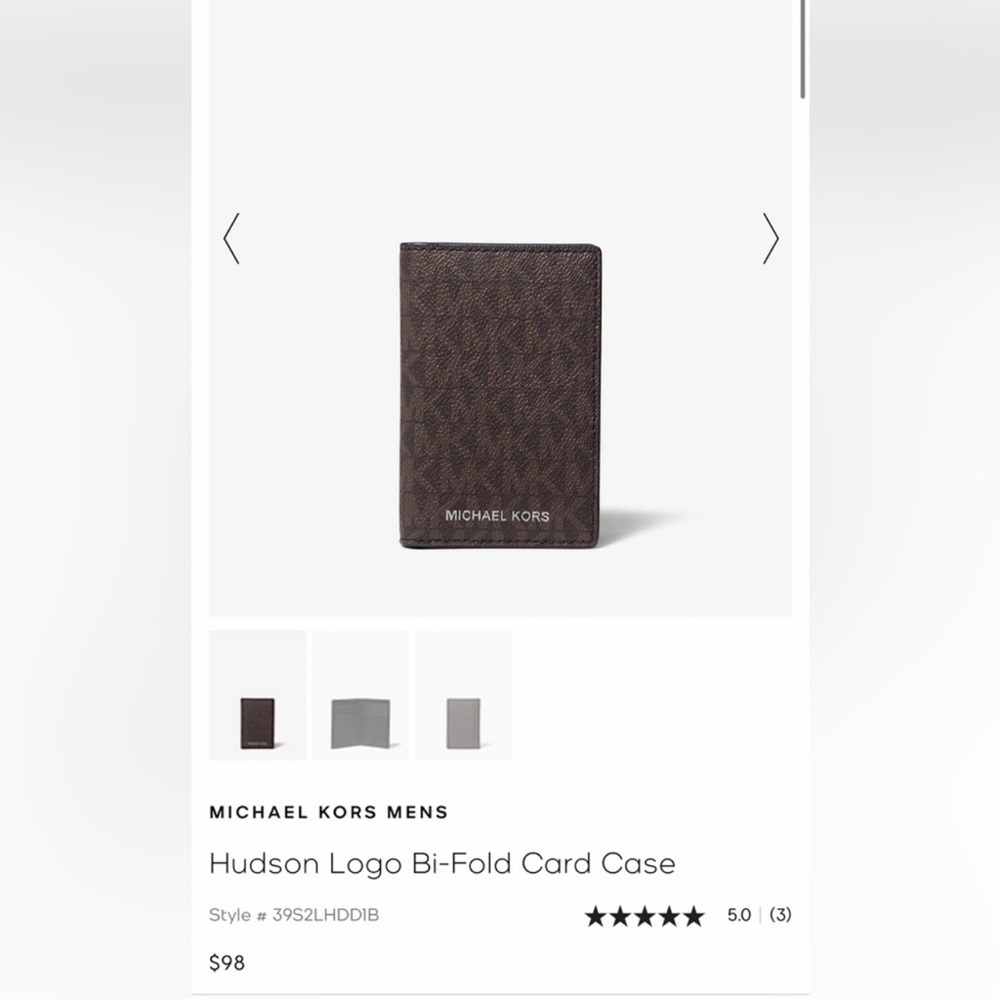 Michael Kors bifold card case